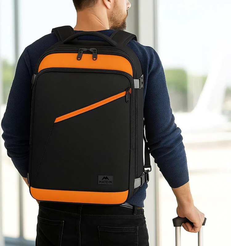 Carry On Backpack Airline Approved Expandable Travel Bag8