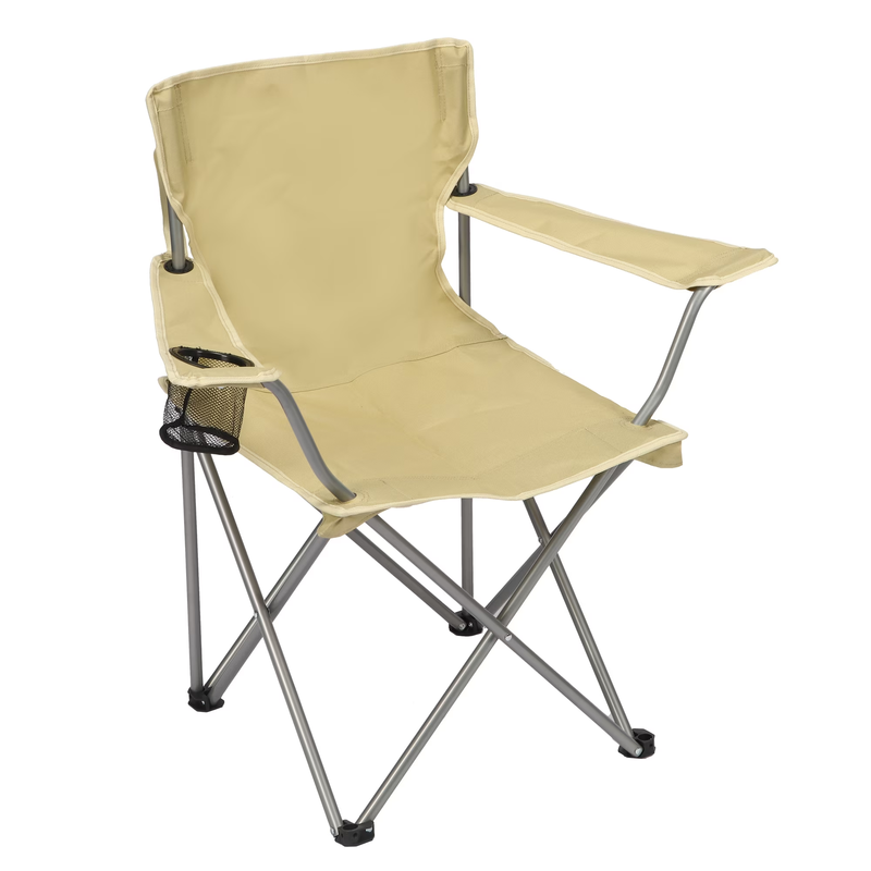 Quad Folding Camp Chair with Cup Holder, Gold6