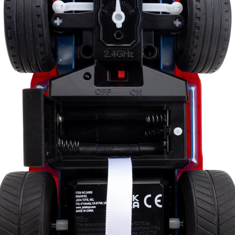 Jada Spider Man Buggy RC with Non Removable Spider Man Figure – 7", Turbo Button8