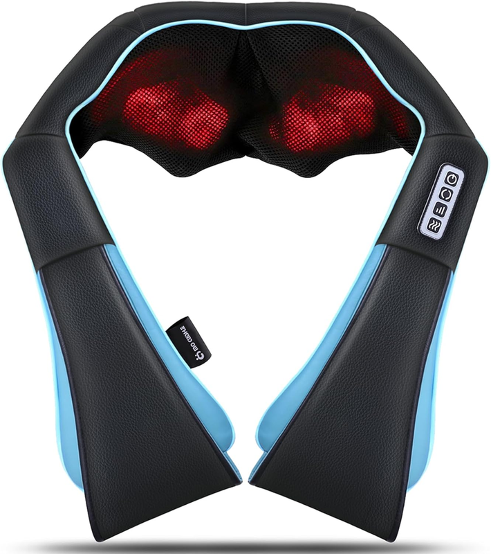 Shiatsu Neck Back Shoulder Massager w/ Heat 4D Deep Tissue Kneading9