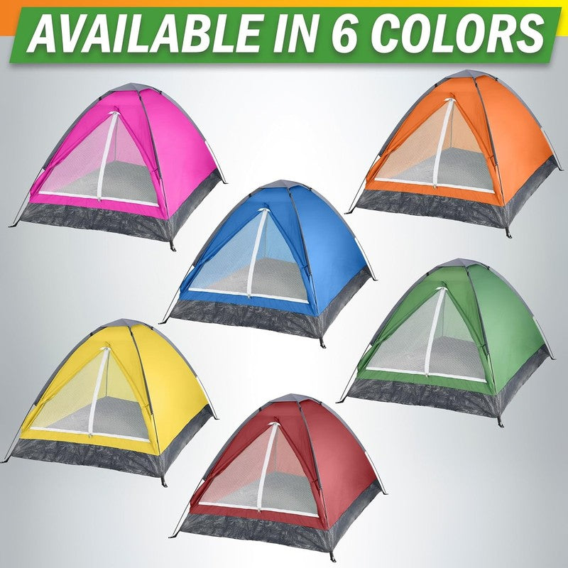2-Person Dome Tent – Easy Set up Shelter with Rain Fly and Carrying Bag for Camp8