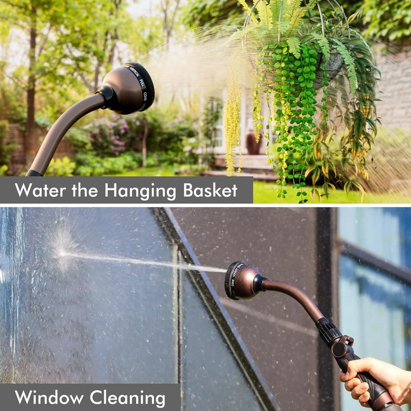 Heavy Duty 15-Inch Watering Wand with 10 Spray Patterns - Oil Rubbed Bronze5