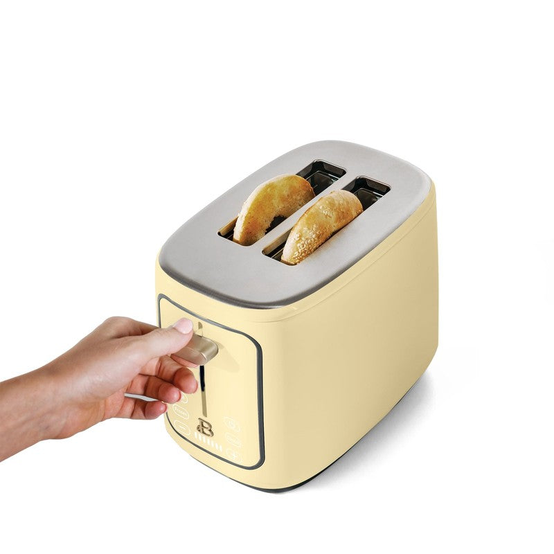 2 Slice Toaster with Touch-Activated Display, Buttercream by Drew Barrymore3