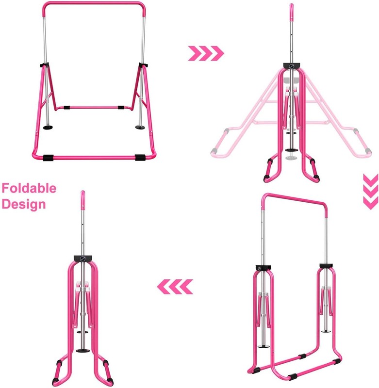 Expandable Gymnastics Bars, Adjustable Height Gymnastic Horizontal Bars, Childre6