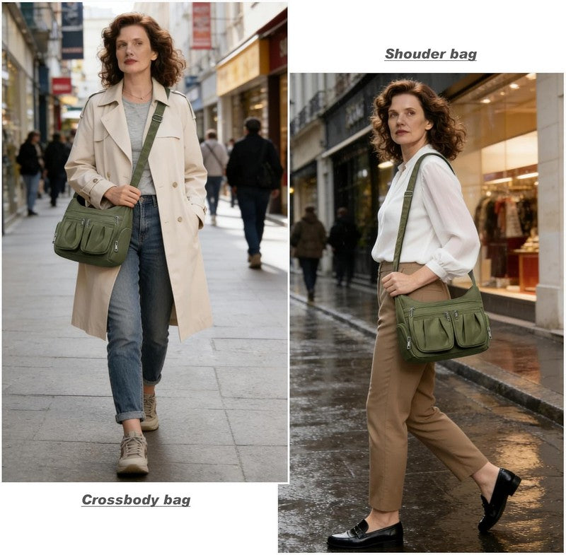 Women Crossbody Bag Waterproof Nylon Lightweight Shoulder Travel Purse Handbag1