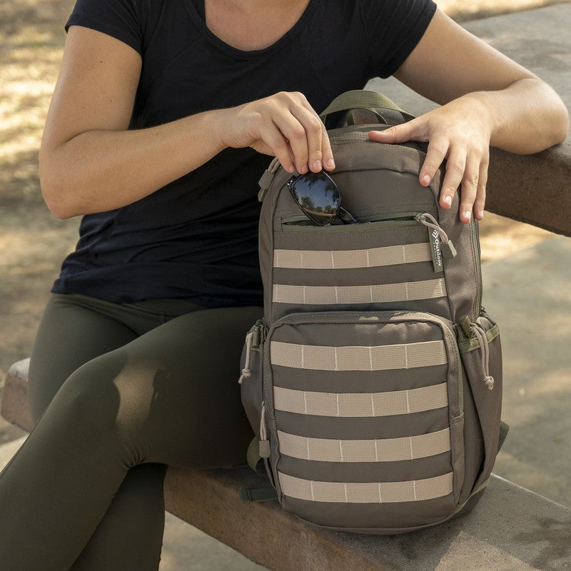 Venture 17L Backpack, Green Polyester Unisex for Adults and Teens8