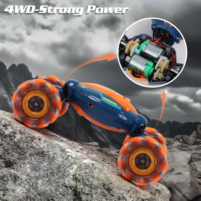 Gesture Sensing RC Stunt Car 4WD Hand Control Lights Music Kids6