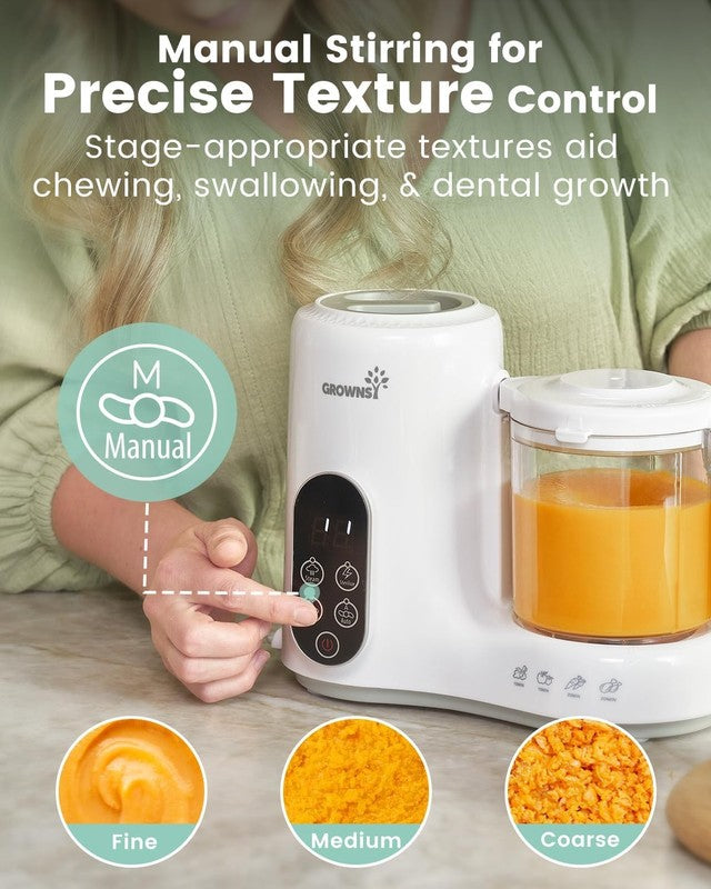 Baby Food Maker Steamer Blender Grinder One-Step Auto Cooking BPA-Free5