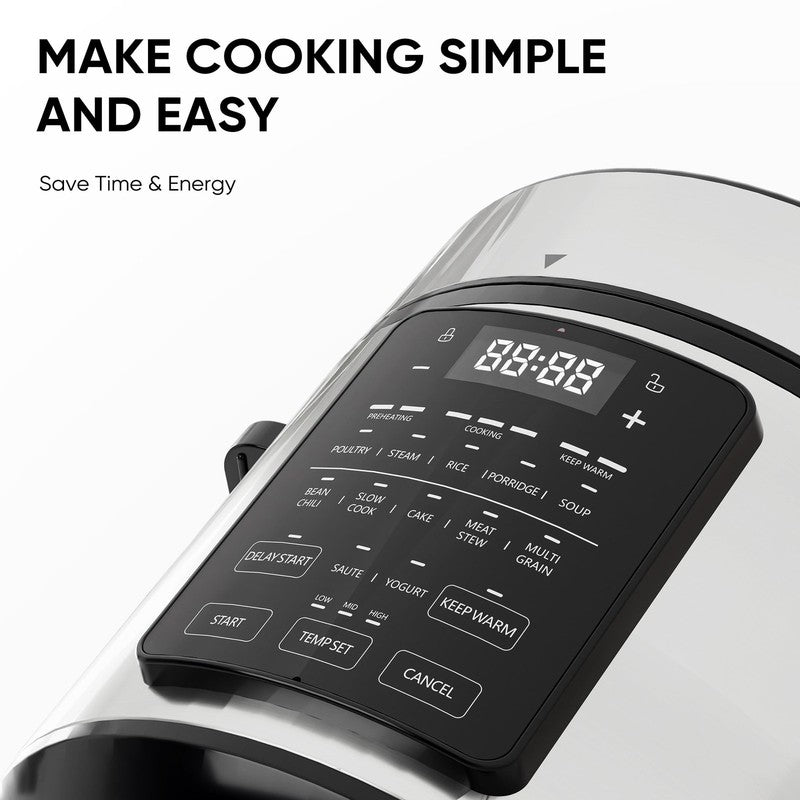 6 Quart 7 In 1 Electric Pressure Cooker with Multi Function Features and Stainle7