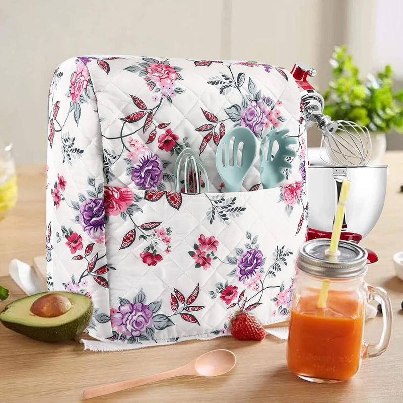 KitchenAid Stand Mixer Cover 5 8 Qt Dust Cover w/ Storage Pockets6