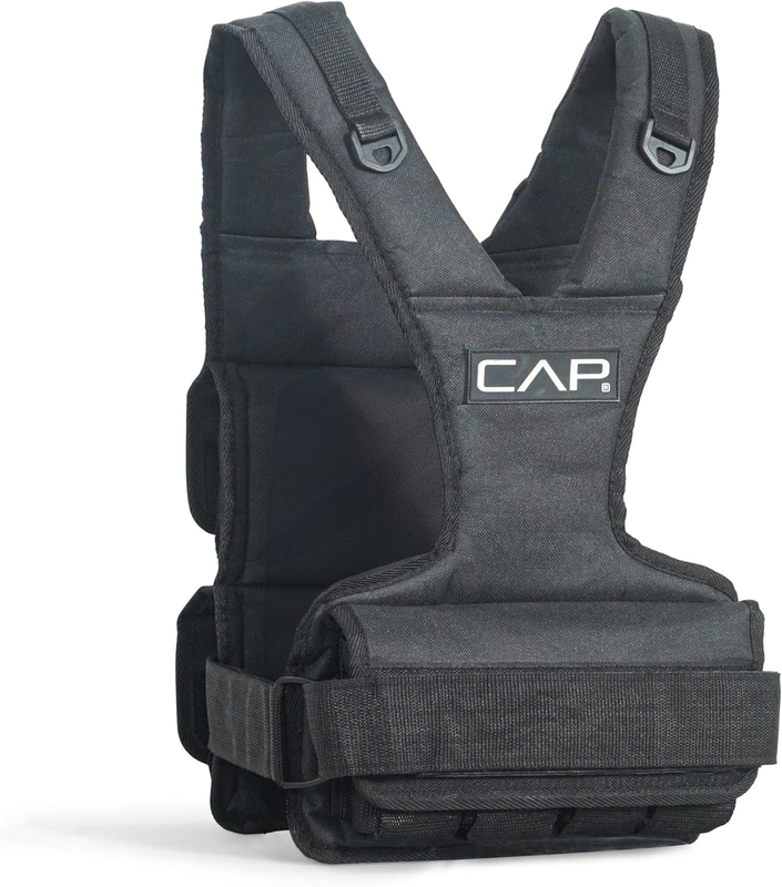 Adjustable Weighted Vest 30lb Heavy Duty Workout Vest Removable Weights9