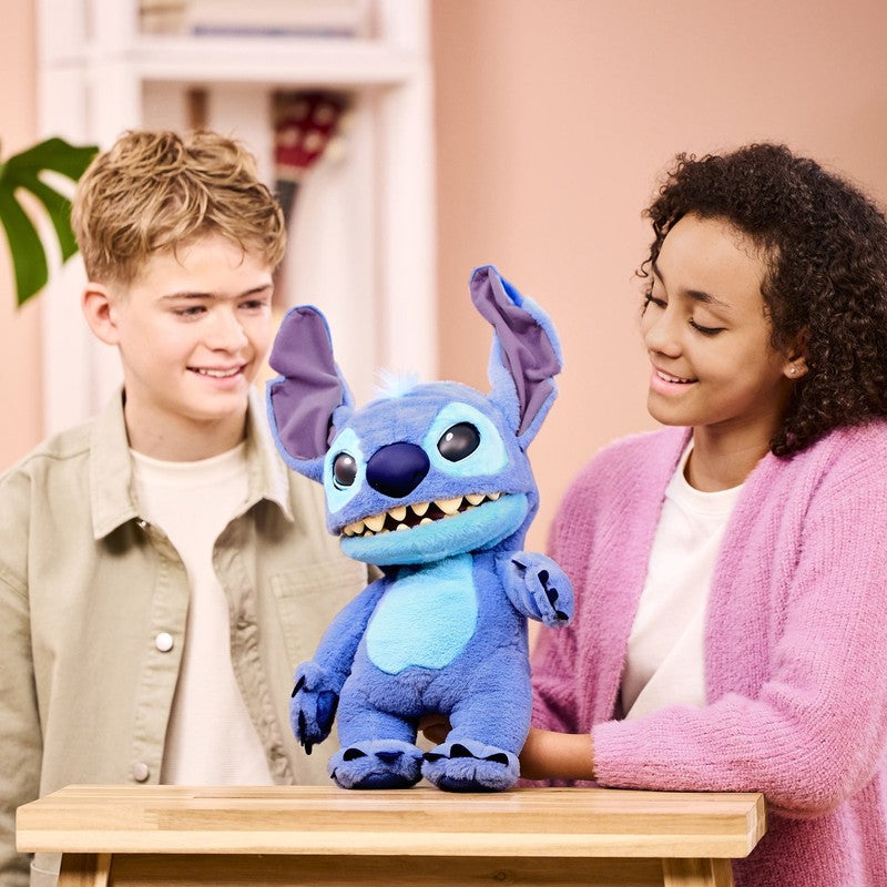 Stitch Puppetronic 18" Interactive Plush 100+ Actions & Sounds Ages 6+4
