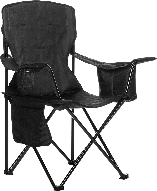 Camping Chair Folding Outdoor Beach Fishing with Carry Heavy Comfortable Seat0