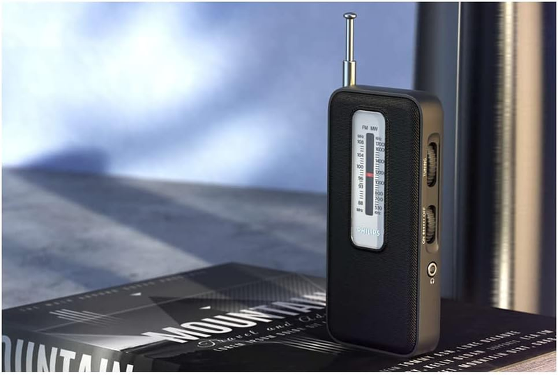 Compact Battery Operated AM/FM Radio with Tuning Light and Great Reception5