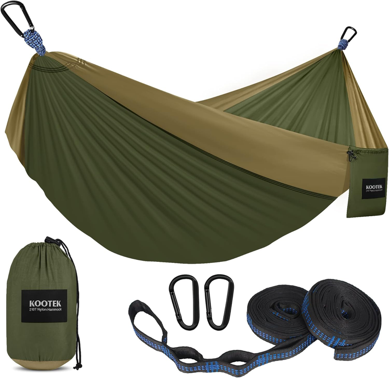 Portable Camping Hammock w/ Tree Straps & Carry Bag Outdoor Travel Hiking6
