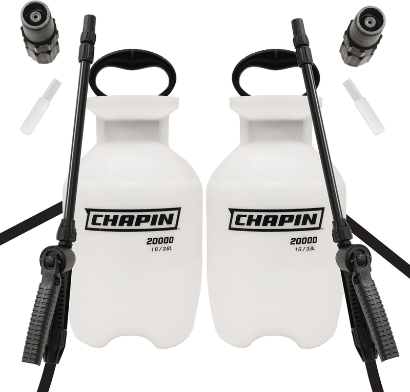 USA 22000 1 Gallon Pump Sprayer 2 Pack Hand Pressurized Lawn Garden Translucent9
