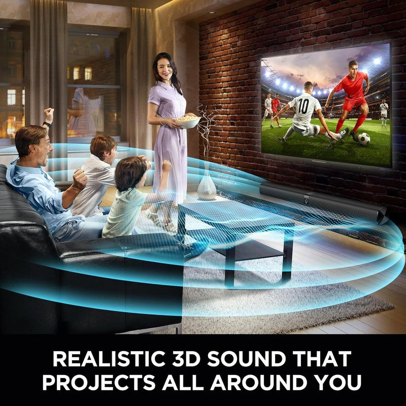 2 in 1 Bluetooth Sound Bar for TV ARC OPT AUX 3 EQ Modes Detachable Speaker5
