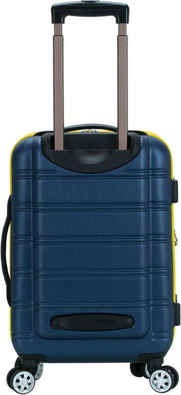 Melbourne Hardside Expandable Carry On Spinner Luggage 20" Navy Travel Bag2
