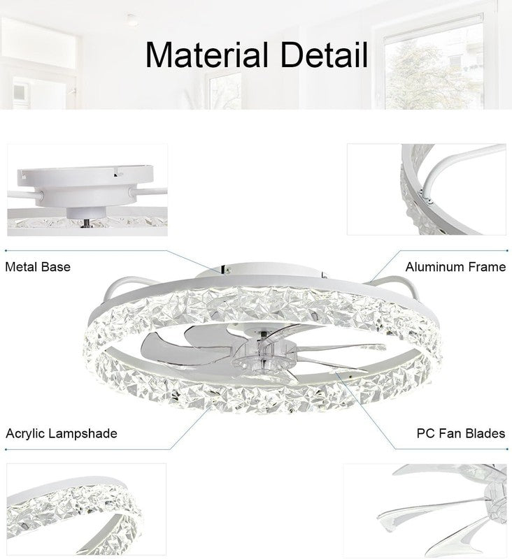 Ceiling Fans with Lights and Remote with Light for Bedroom and Living Room5