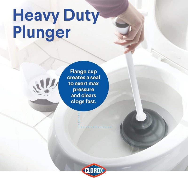 Toilet Plunger with Hideaway Caddy Bathroom Organizer & Storage Holder4