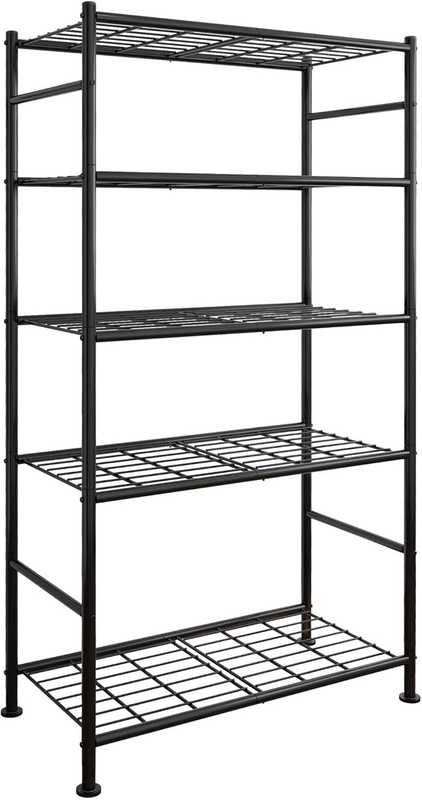 Storage Shelves   5 Tier Shelf Organizer, Heavy Duty Garage Shelving Unit with L8