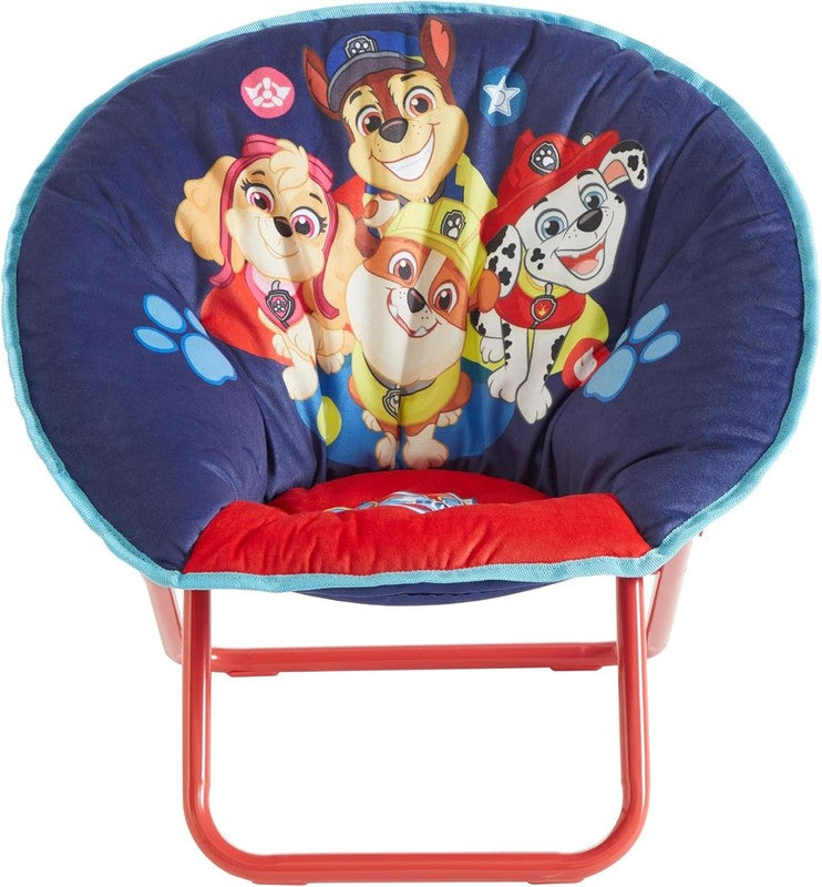 Toddler Saucer Chair 19in Folding Kids Chair Paw Patrol Ages 3+ Portable2