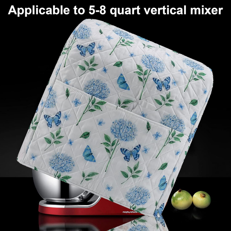 Hydrangea Stand Mixer Cover Fits KitchenAid 5 8 Qt Spring Kitchen Decor5