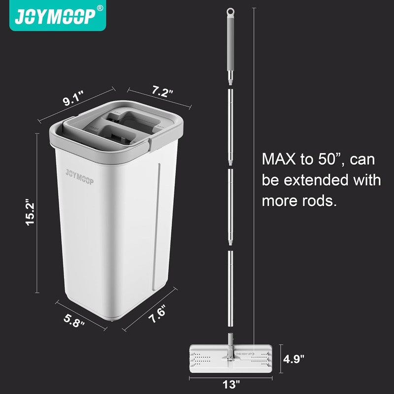 Self Squeezing Microfiber Mop & Bucket for Easy Floor and Wall Cleaning6