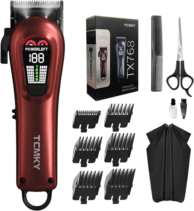 Professional Hair Clippers for Men | Corded & Cordless Barber Trimmer Kit10