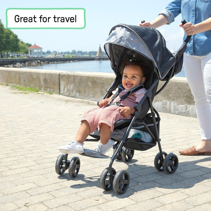 3D Mini Convenience Stroller – Lightweight Stroller with Compact Fold, Multi-Pos1