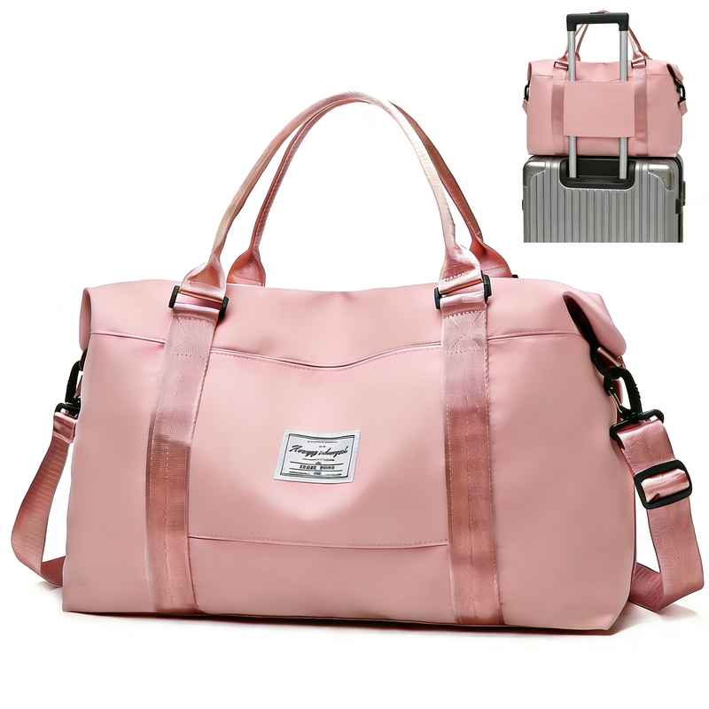 Travel Duffle Bag for Women Men - Foldable Weekend Bag with Wet Pocket, Gym Bag10