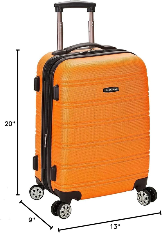 Melbourne Hardside Expandable Spinner Wheel Luggage, Carry-On 20", Orange6