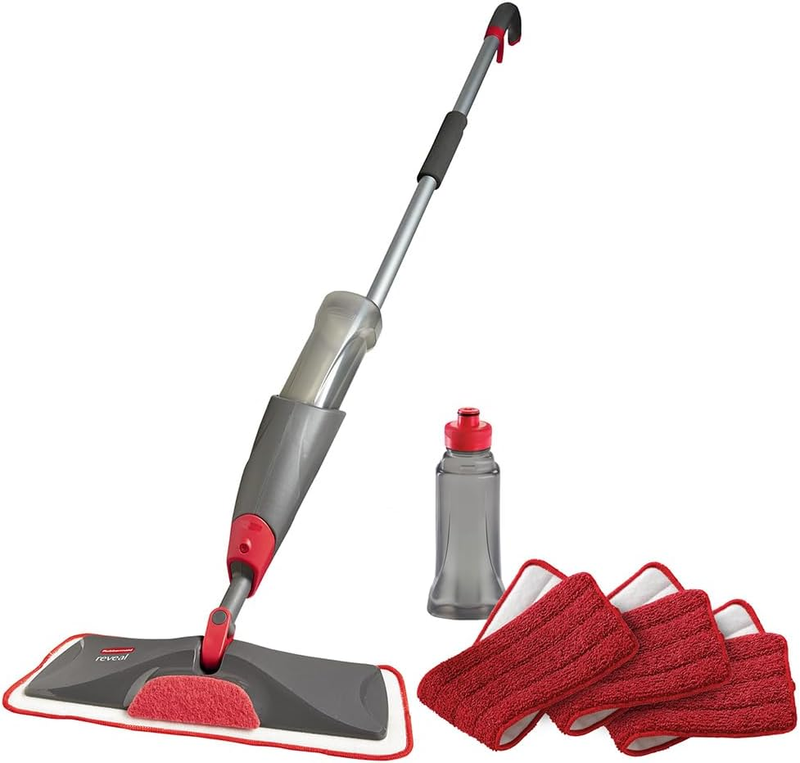 Reveal Spray Mop Floor Cleaning Kit w/ 3 Microfiber Pads Refillable Bottle8