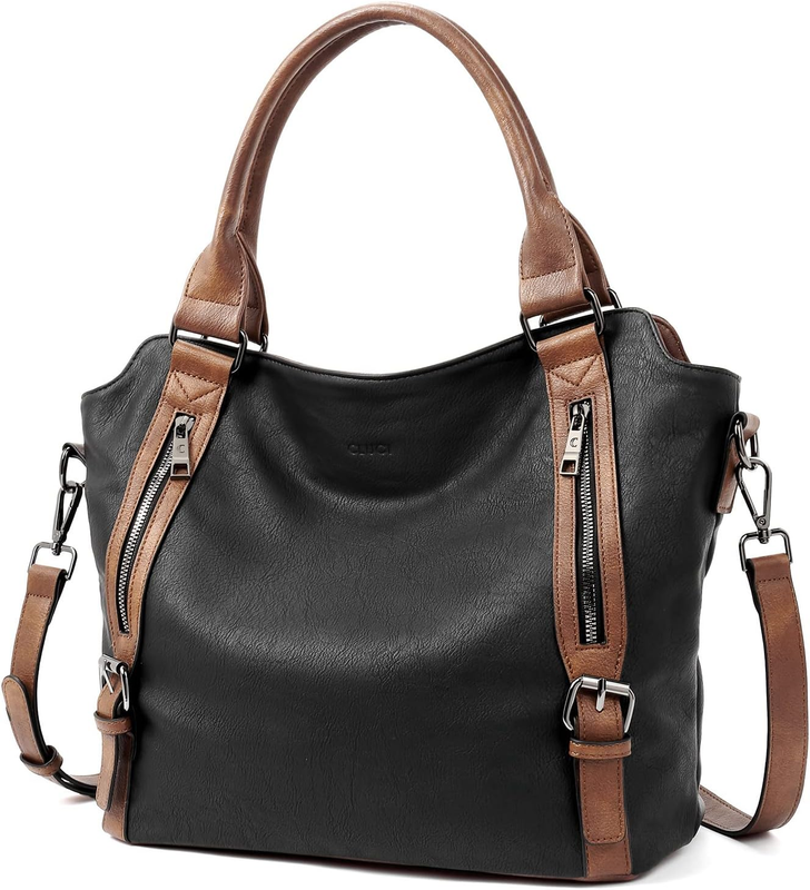 Large Women’s Hobo Bag Tote Purse w/ Multiple Pockets & Adjustable Strap8