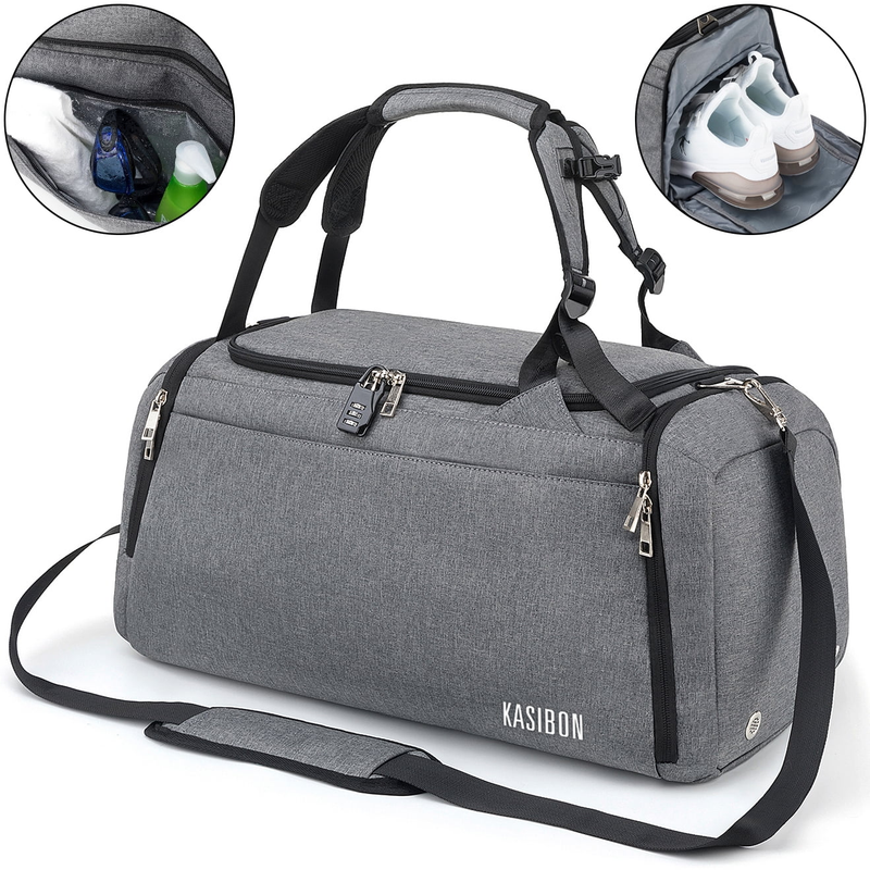 Gym Bag for Men Sports Duffel Bags for Travel 42L Waterproof Gym Duffle Bags7