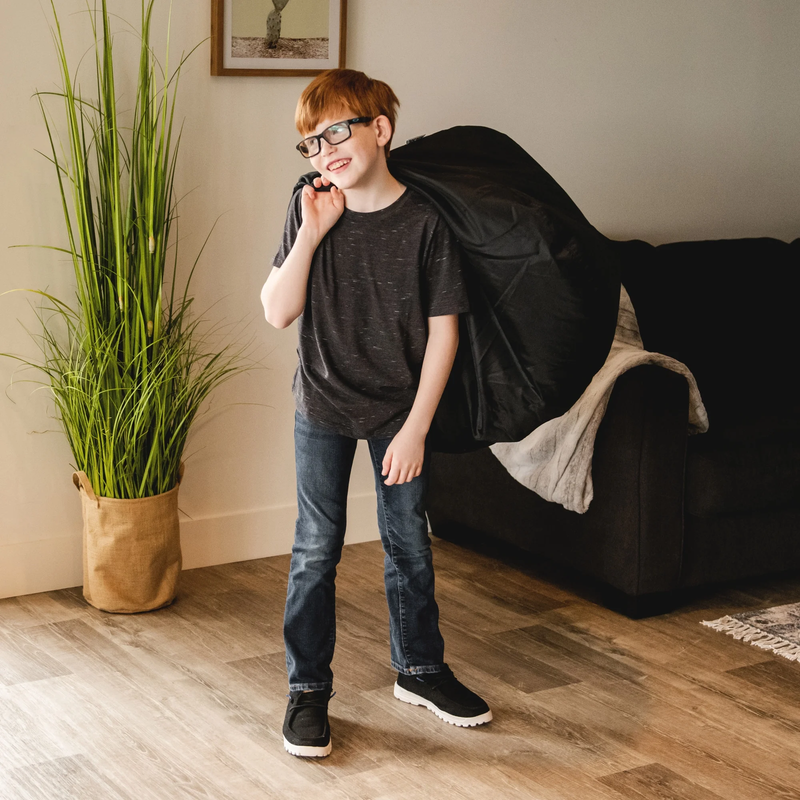 Classic Bean Bag Chair for Kids Bedroom and Reading Nook, Easy Clean Stretch Lim3