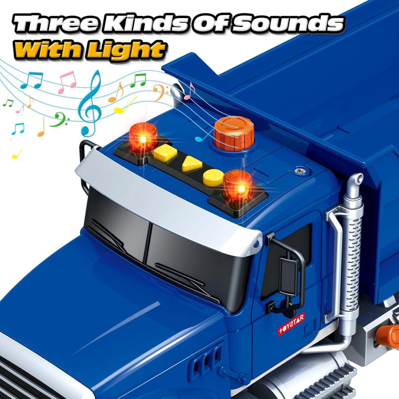 Large Dump Truck Toy with Sound and Lights for Boys and Girls Ages 3 7 Indoor Ou2