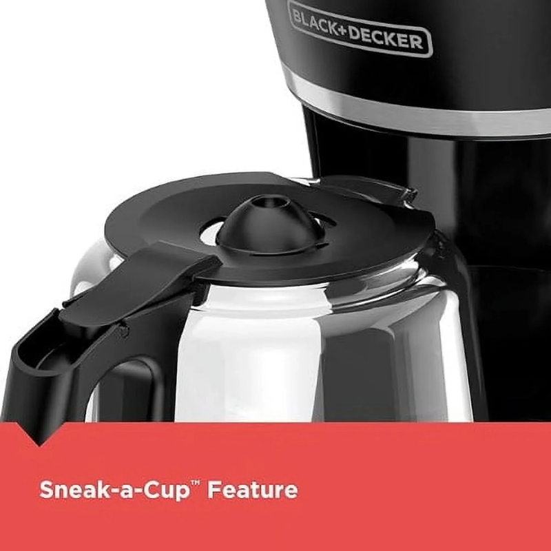 Programmable 12-Cup Drip Coffee Maker with Custom Brew Strength, Black4