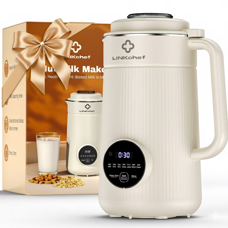 40Oz Nut Milk Maker Machine, Soy, Oat, Almond, Plant Based Milks and Hot Soup Ma0
