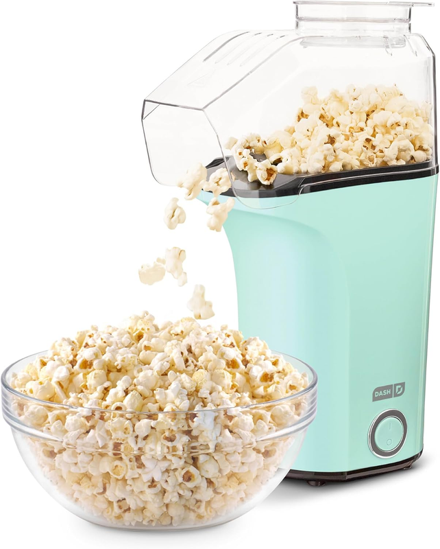 Fresh Pop Popcorn Maker   Oil Free, Air Popcorn Popper   with Measuring Cup & Re0
