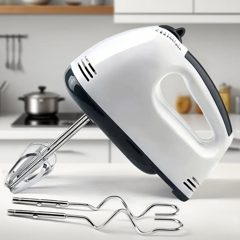 Electric Hand Mixer,7-Speed Adjustable Egg and Flour Automatic Mixing for Cookin4