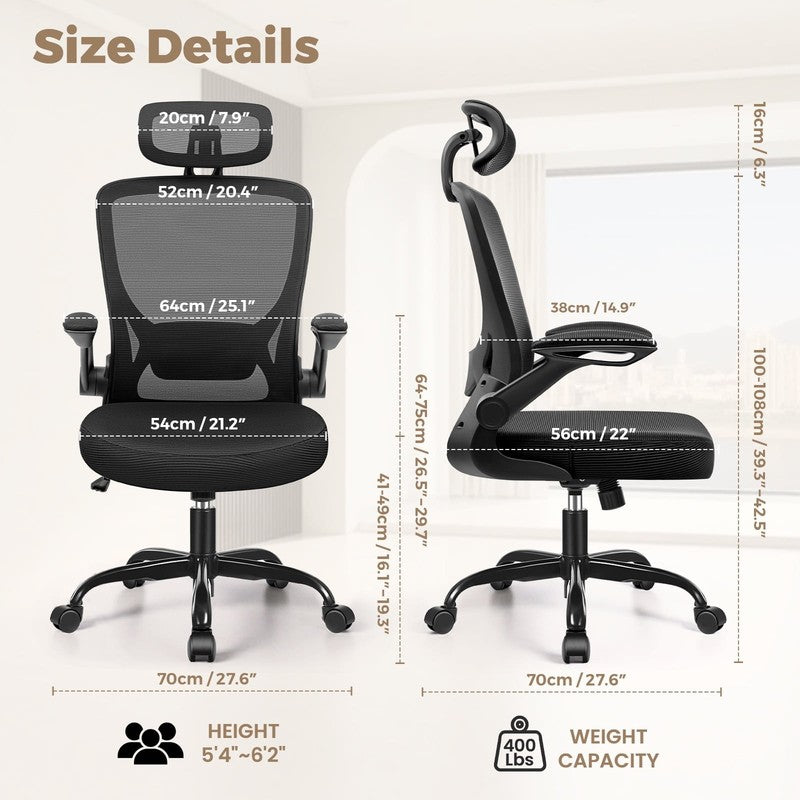 Office Chair Ergonomic Desk Chair, High Back Gaming Chair, Big and Tall Reclinin1