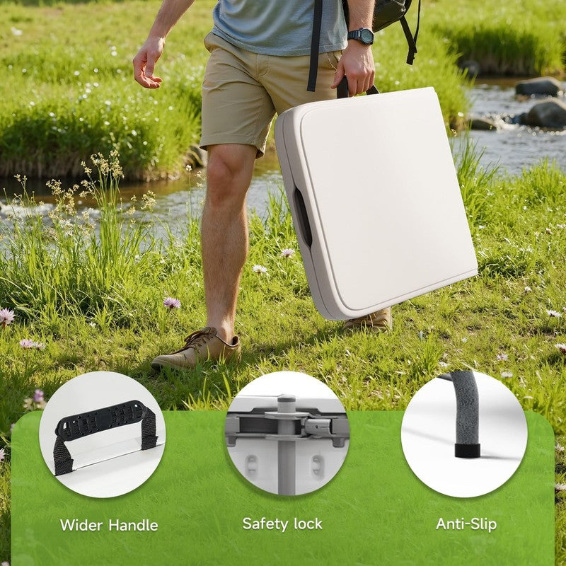 6 Foot Heavy Duty Folding Table Foldable Portable Indoor Outdoor Camping Party T3