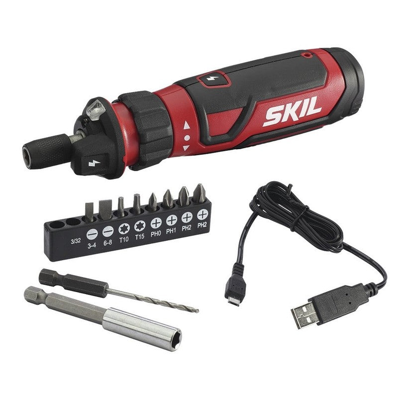 SD561201 4V Rechargeable Screwdriver Rechargeable Screwdriver with Bit Set & Cir1