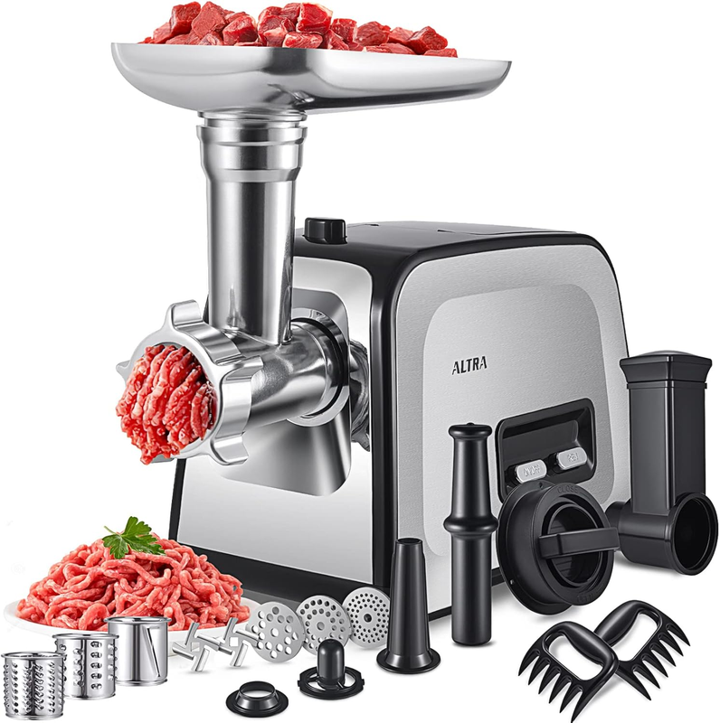 Meat Grinder, Sausage Stuffer, [2800W Max] Electric Meat Mincer with Stainless S10