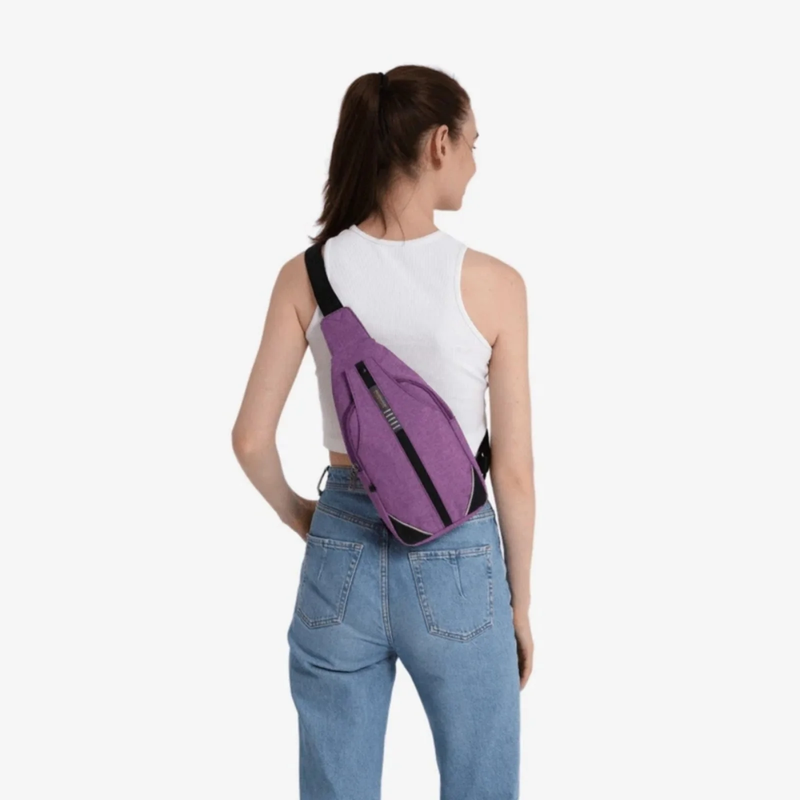 Unisex anti Theft Travel Hiking Walking Sling Cross Body Shoulder Chest Bag5