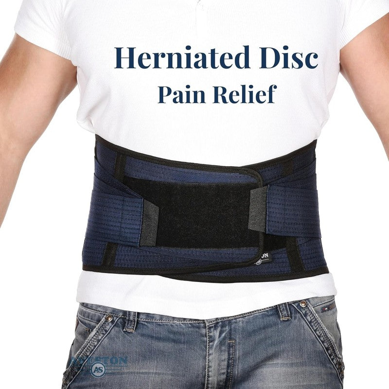 Back Support Brace Large 38 45"   Adjustable Lumbar Belt, 6 Ribs, Unisex8