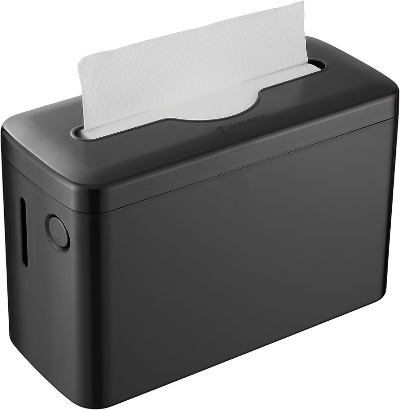 Multifold Paper Towel Dispenser Countertop Black Heavy Duty 300 Sheet0