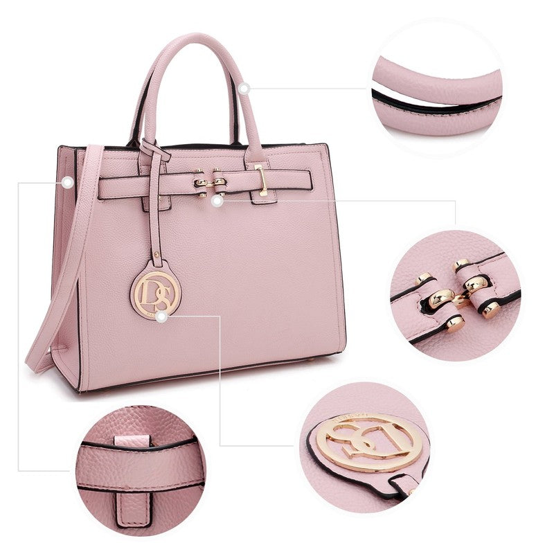 Women Satchel Purse Top Handle Work Tote Shoulder Handbag with Long Strap7