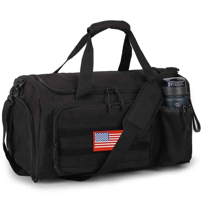 2 In 1 Gym Duffle Bag 40L Convertible Travel Bag Shoes Compartment Luggage0